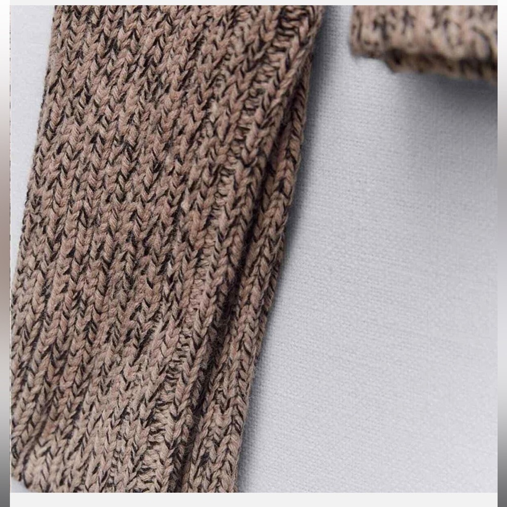 NWOT Zara Asymmetric Button Knit Sweater - Picture 15 of 16